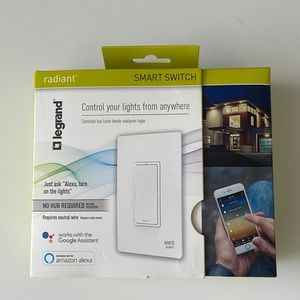 NEW in PACKAGE Smart Switch - Control Lights from anywhere!